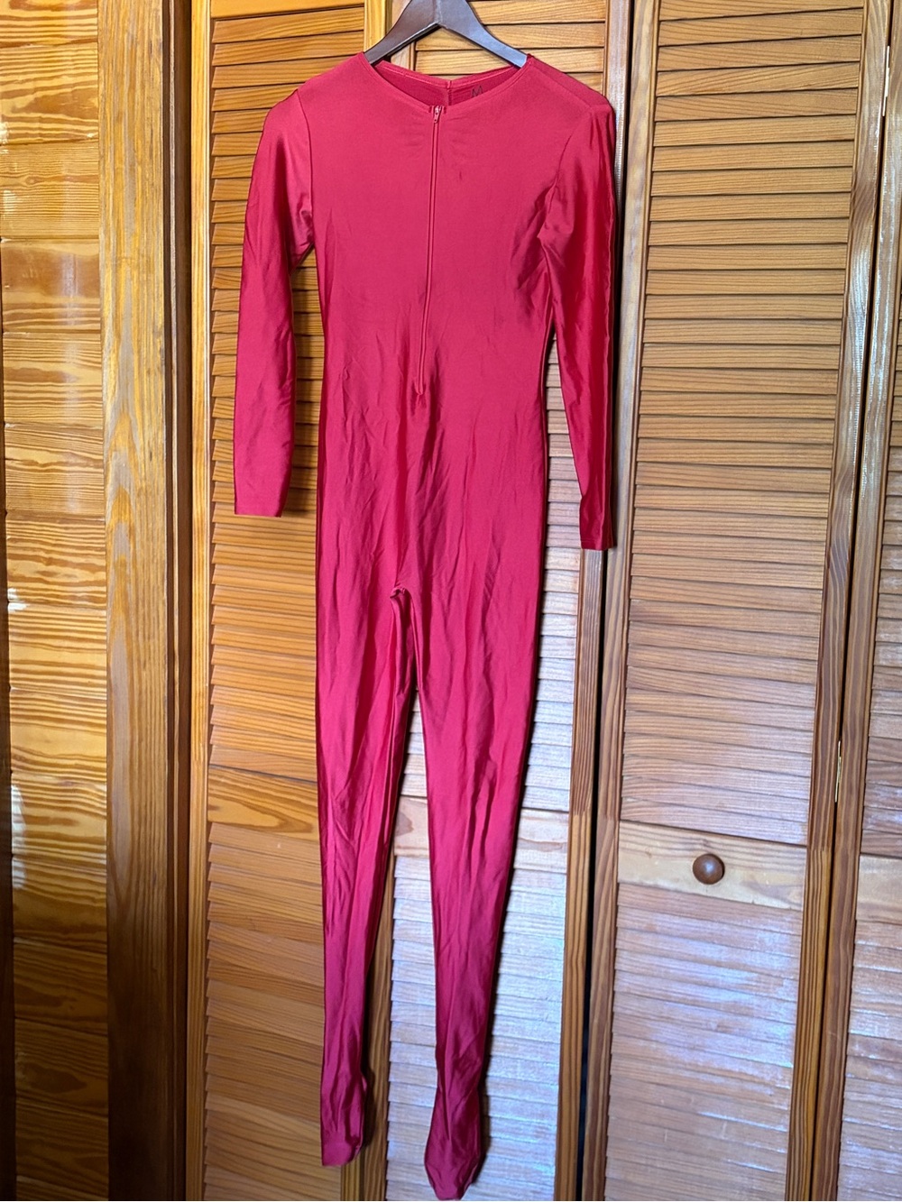 Red Bodysuit Costume Unitard Cosplay